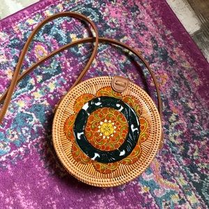Brand new rattan Bali bag!